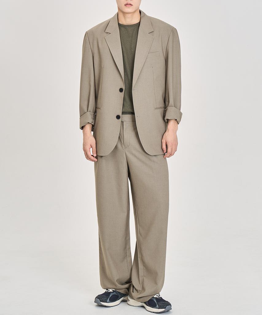 PRAIRIE Airflow Loose Fit Slacks (Light Khaki)