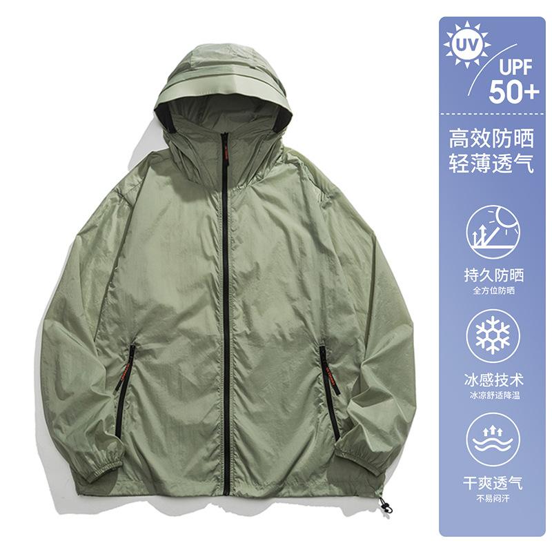 Sunscreen Clothing Women's Summer 1011 New Outdoor UV Protection Outdoor Sunscreen Clothing Thin Jacket Men's