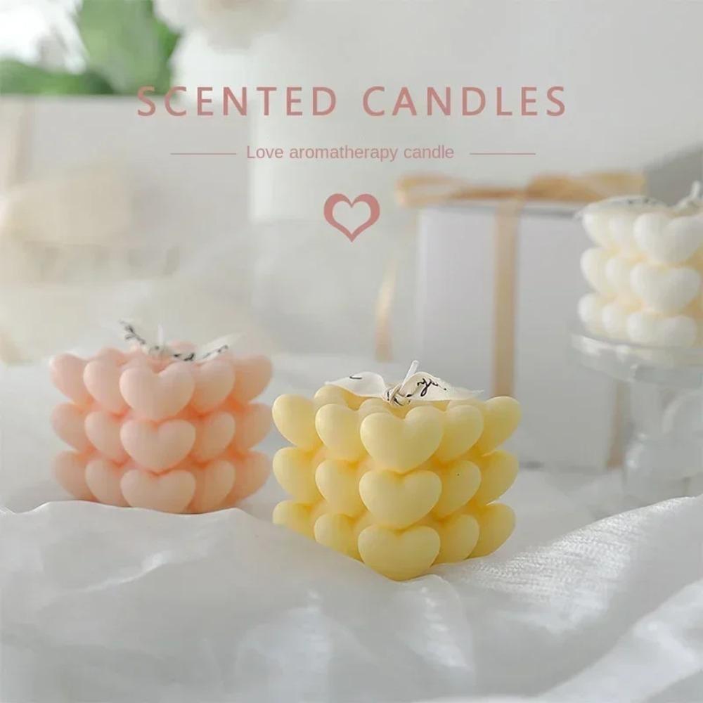 

Silicone Cube Mold Non-stick Cake Mousse Mould Gypsum Resin Casting Molds Valentine s Day