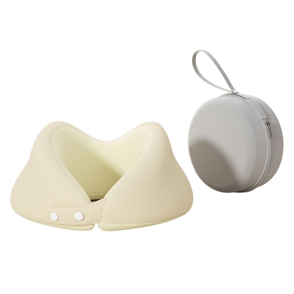 Slow Rebound U-Shaped Neck Pillow Machine-Washable Cover Portable Design Travel Neck Pillow With EVA case Soft Material