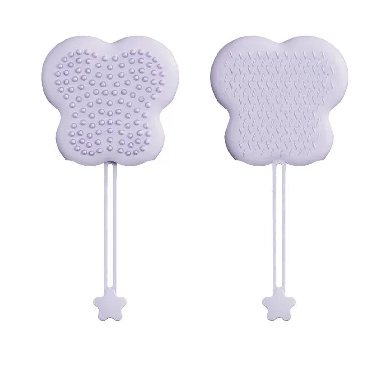 Pet Brush 1PC Cat and Dog Cleaning and Grooming Glove  Bathing De-fluffing Hair Comb Silicone Sticky Hair Stripper Pet Supplies