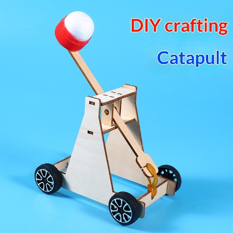 !Catapult Toy Science Experiment Kit Diy Creative Inventions Education Model Toy Physics Science Toys For Children Gift Toy