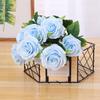 10 Heads Artificial Rose Flower Fake False Blossom Floral Wedding Bouquet Table Home Decor