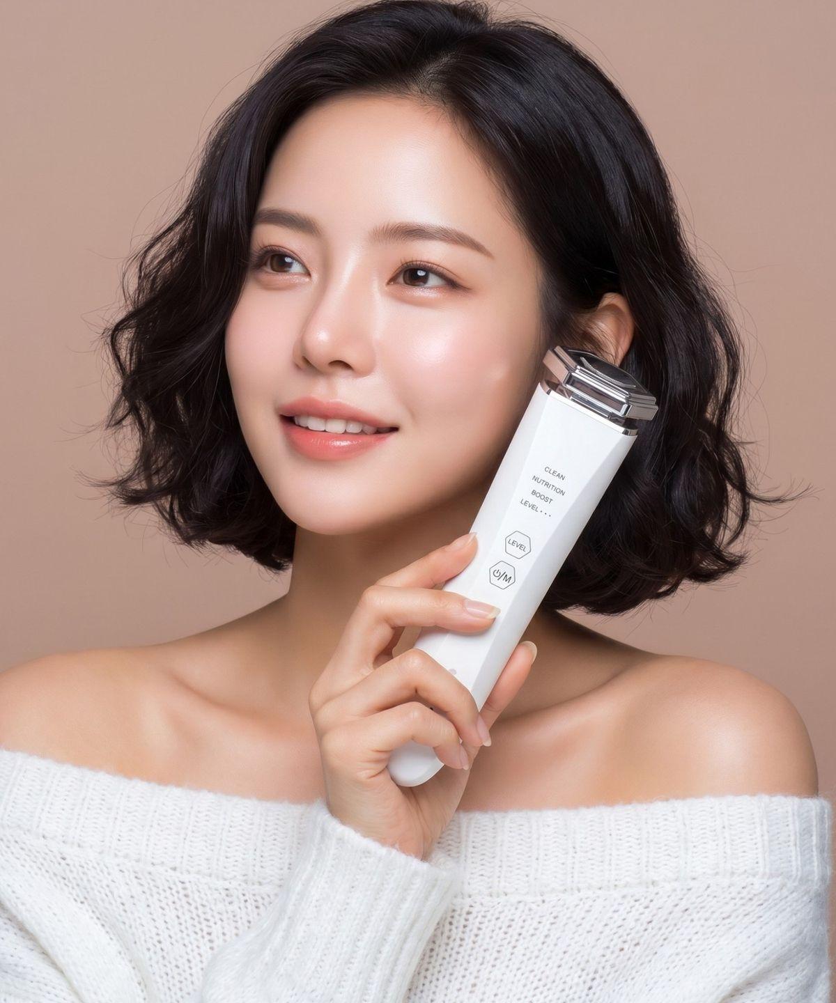 Beauty device, facial massager, skin care device, high frequency, WhiteJean, galvanic
