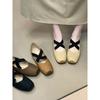 Crossstrap Mary Jane Shoes Autumn Ballet Shoes Gentle Flat Shoes