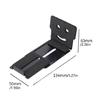 Soundbar Mounting Holder Stand Adjustable Angle TV Bracket Aluminum Alloy Construction Easy Wall Attachment Solution