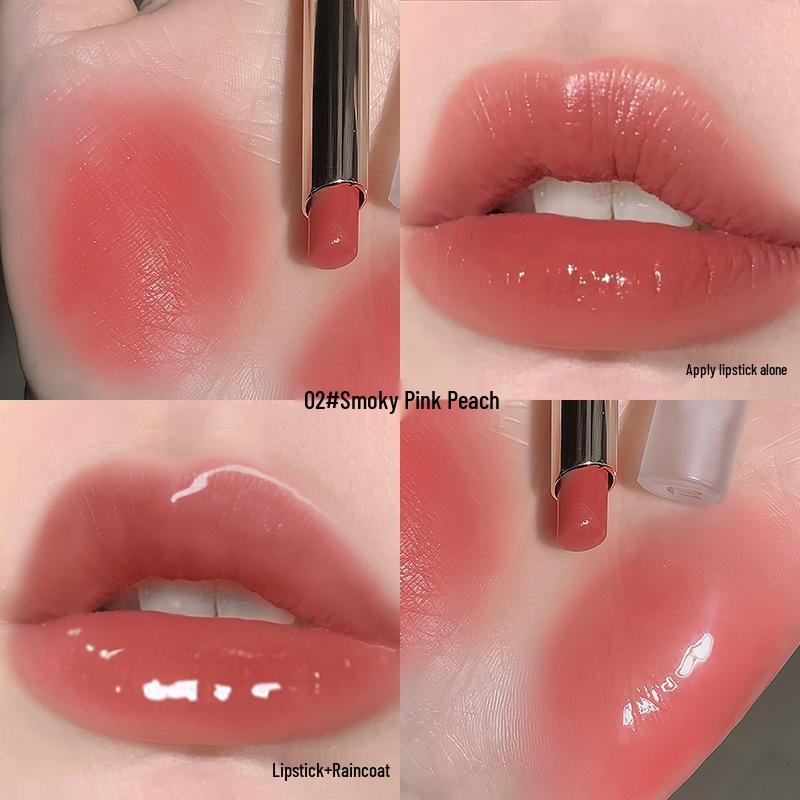 MAXFINE Langanhaltender Wasserdichter Lippenstift: Feuchtigkeitsspendender, Ölbeständiger, Nicht verblassender, Lippenformender Film.