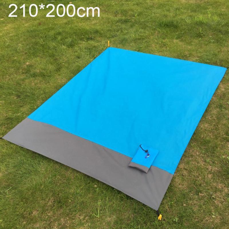 200X210Cm Pocket Picnic Waterproof Beach Mat Sand Free Blanket Camping Outdoor Picknick Tent Folding Cover Bedding