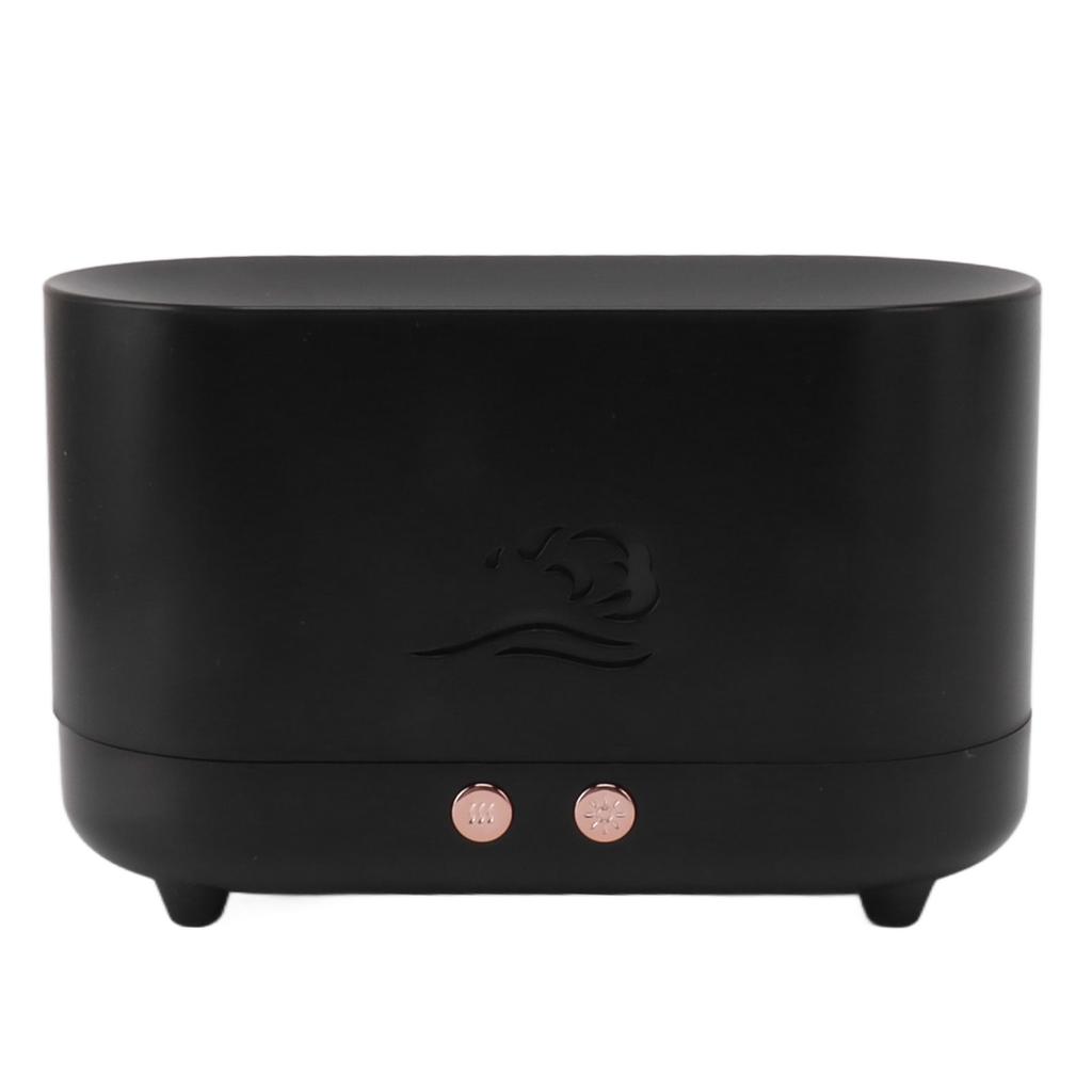 Simulation Aromatherapy Machine Black 225ml 35DB USB Flame Air Diffuser For Coffee Shop Home