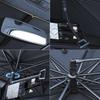 Black Gold Titanium Car Sunshade - Front Windshield Heat Insulation Sun Protection
