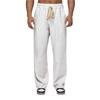 Mens Casual Cotton Linen Pants Elastic Waist Drawstring Summer Beach Pants Lightweight Loose Fit Yoga Trousers