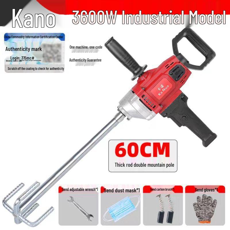 High-Power Multi-Purpose Mixer: Aircraft Drill, Putty, Cement, Mortar, Paint, Food, Meat, Diamond Drill, Ash