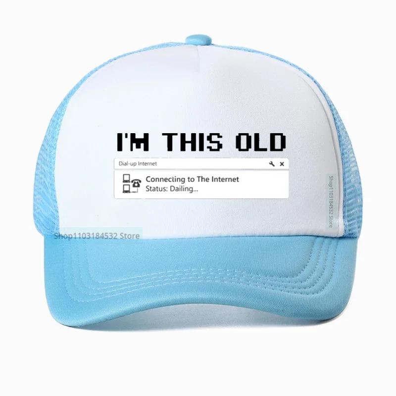 

Computer 90s Programmer PC Nerd Geek Unisex hat Summer Style Mesh Breathable Unisex Snapback hats Birthday Gifts Baseball cap Adjustable