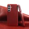 Premium Genuine Leather Back Case For Samsung Galaxy S25FE S26 S25Ultra S24 S23 S22 Business Full Covered Protective Phone Cases