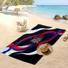 Asciugamano da Spiaggia con Stampa Calcio Croazia Asciugatura Rapida Super Assorbente Morbido Asciugamano da Bagno per Nuoto Spiaggia Viaggio Souvenir Regalo per Fan
