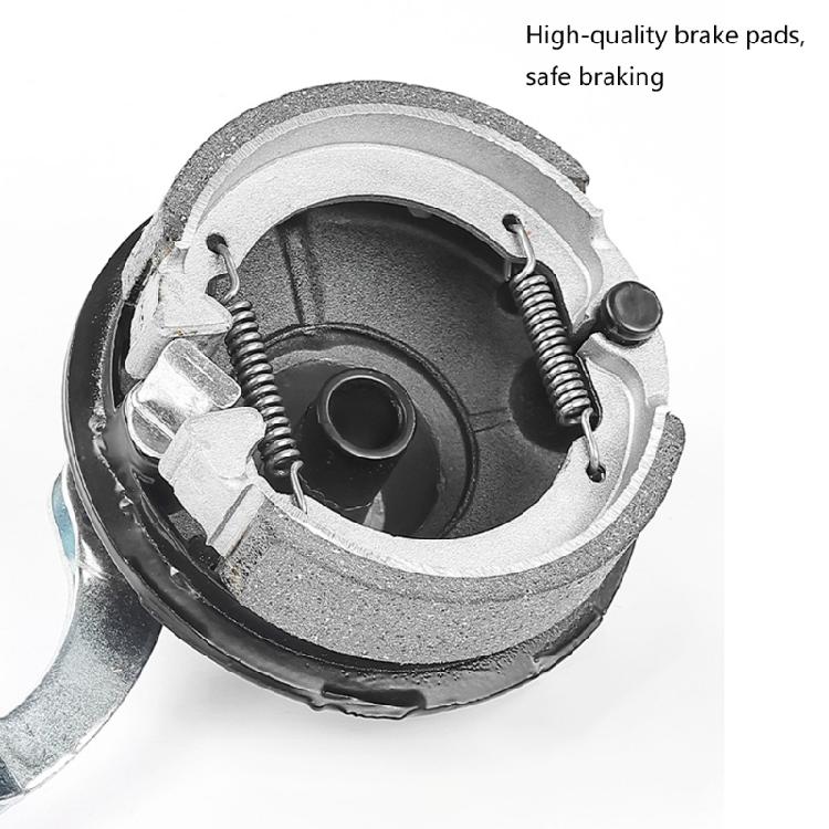 Quick Stop Electric Bike Drum Brake Assembly Front Brake Unit Precise Engineered Brake Blocks Metal Components Safe Riding