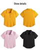 Women's Slim Fit Short-Sleeve Lapel Polo T-Shirt - High-End Summer Petite Top