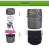 BRS Portable Windproof Camping Stove Set