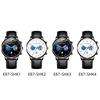 Fashion Men Business Casual Watch Quartz Wrist Watches Men Clock With Leather Strap
