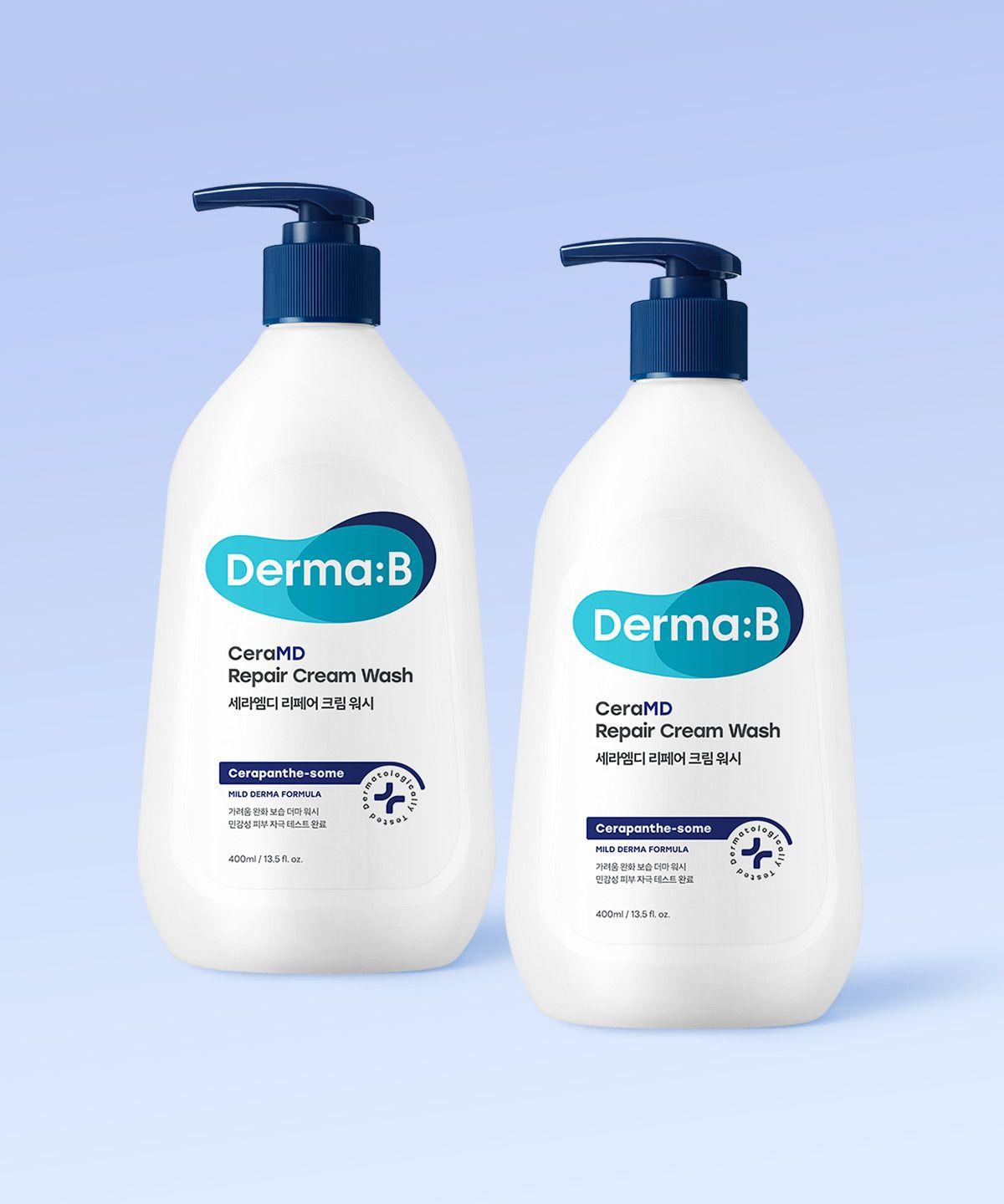 CeraMD Repair Cream Wash 400ML x 2