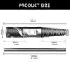 Screw Extractor Double Head Water Pipe Screw Removal Tool 1/2inch 3/4inch Valves Faucet Damaged Water Pipe Removal Tool