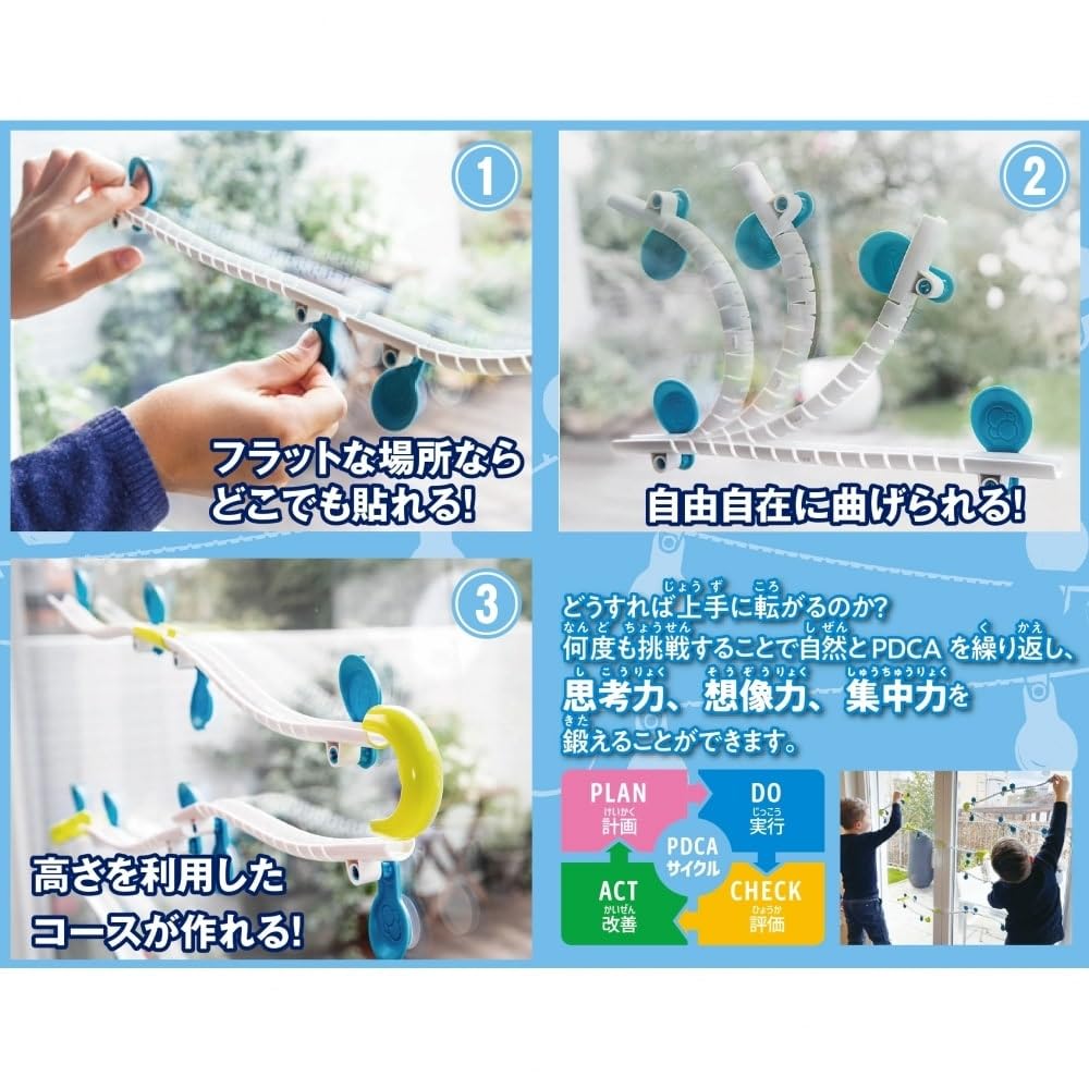 Cliff Slider Starter Set Marble Run (Slope Toy) Educational Toy Pythagoras Newton Physics