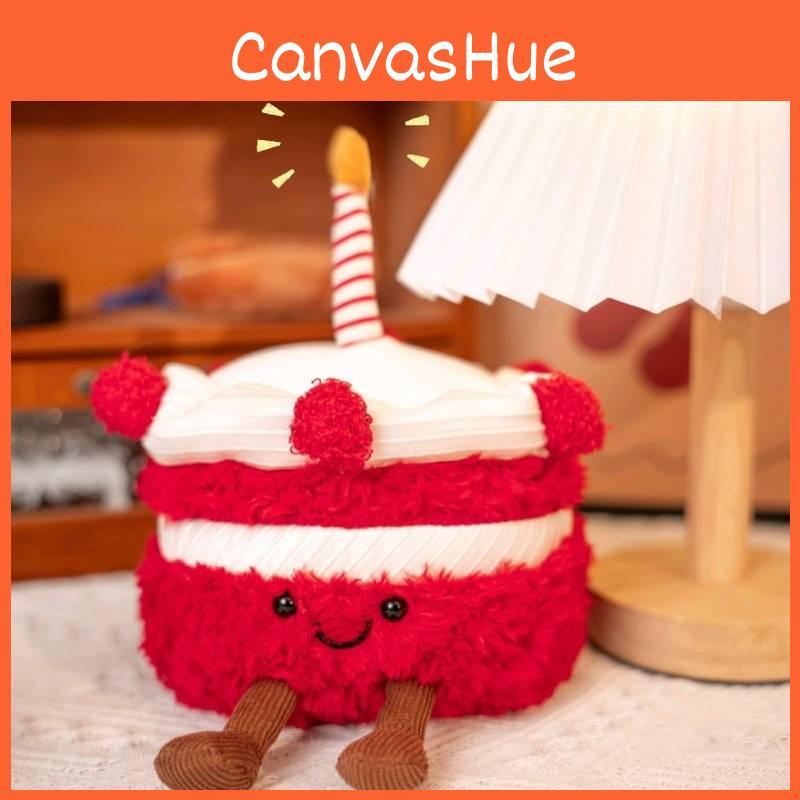 Cake Strawberry Cartoon Plush Toy Dolls Children Room Decoration Gifts Birthday