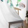 Pastoral Plants Flowers Sheer Curtains For Living Room Kitchen Window Curtains Bedroom Tulle Voile Curtains
