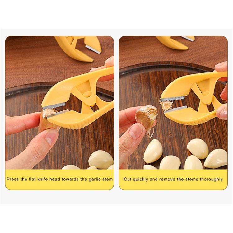 Ergonomic Stainless Steel Garlic Peelers Kitchen Utensils With Rusts Proof Design For Quick Simple Vegetable Peeling