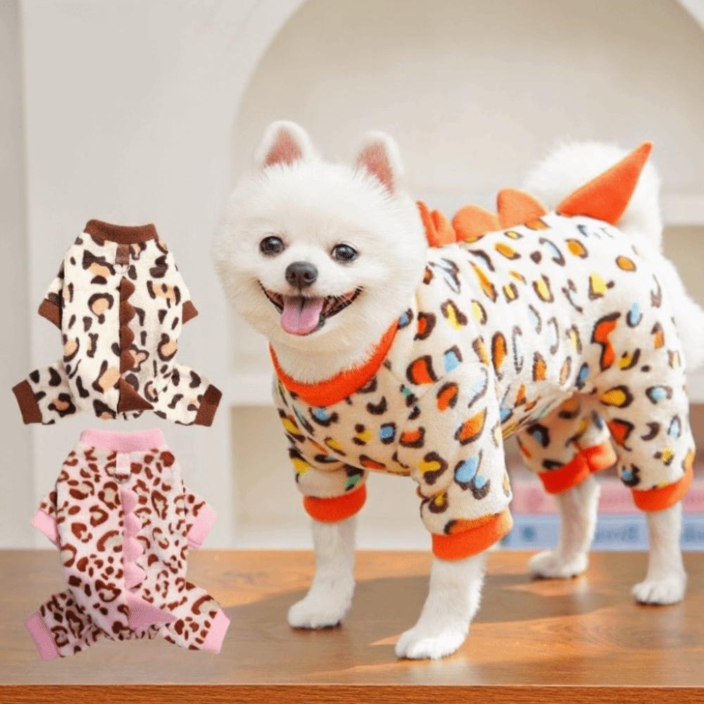 Soft Dog Four Legged Coat Thickened Winter Warm Dog Clothes  Daily Wear