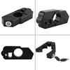 Universal CNC Aluminium Alloy Motorcycle Handlebar Brake Lever Lock Vehicle Security (Black)
