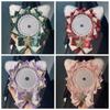 Lacework Cute Badge Holder Kawaii Badge Decoration Tray Anime Pins Display Base  Badge Organizer