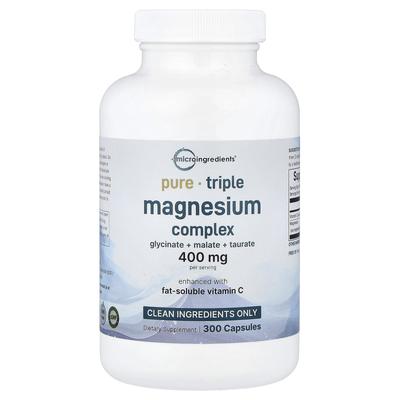Complexe de Magnésium Triple, 300 Gélules (133 mg par capsule)