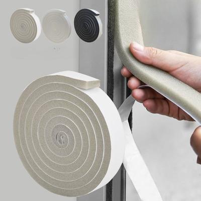 Self Adhesive Sealing Strip for Sliding Window Gaps Windproof Soundproof Dustproof Durable Sponge Sealing Strip Home Accessories