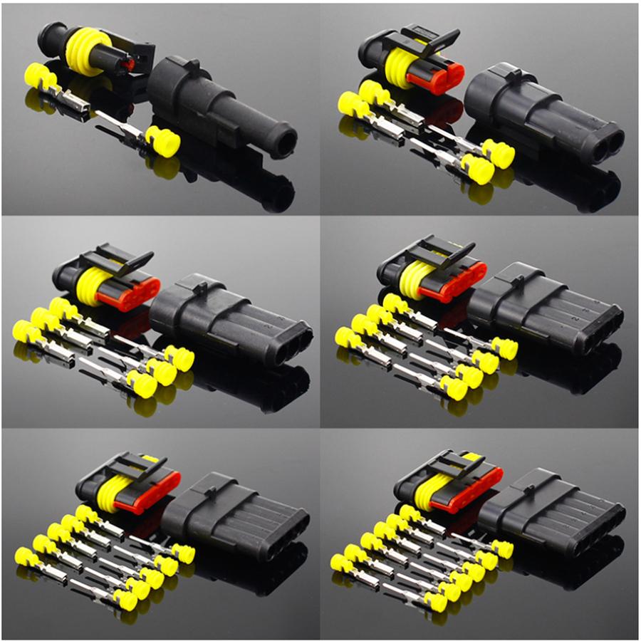 708X Waterproof Sealed Electrical Wire Connector Plug Kit 12A For Car Truck Boat