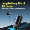 IPX7 Waterproof Bluetooth clip on Earphone Noise Cancelling windproof Wireless Headphone ears in lotus with wire