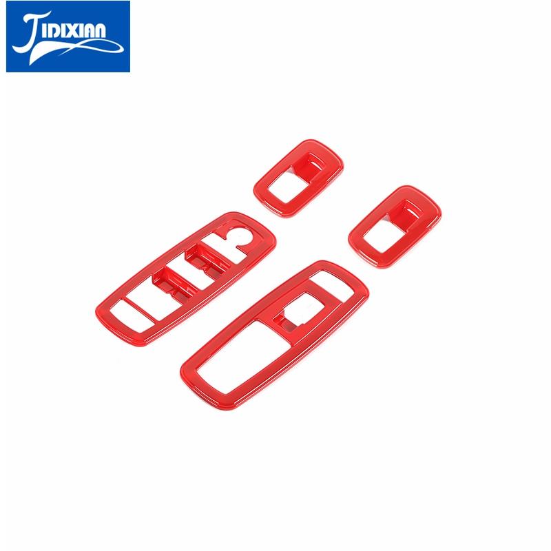 Car Inner Window Lift Switch Button Panel Decoration Cover Stickers for Dodge Charger Durango 2011-2022 for Dodge RAM