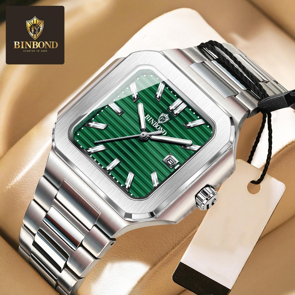Business Watch Men Stainless Steel Date Waterproof Wristwatch Man Fashion Men Watches Relogio Masculino