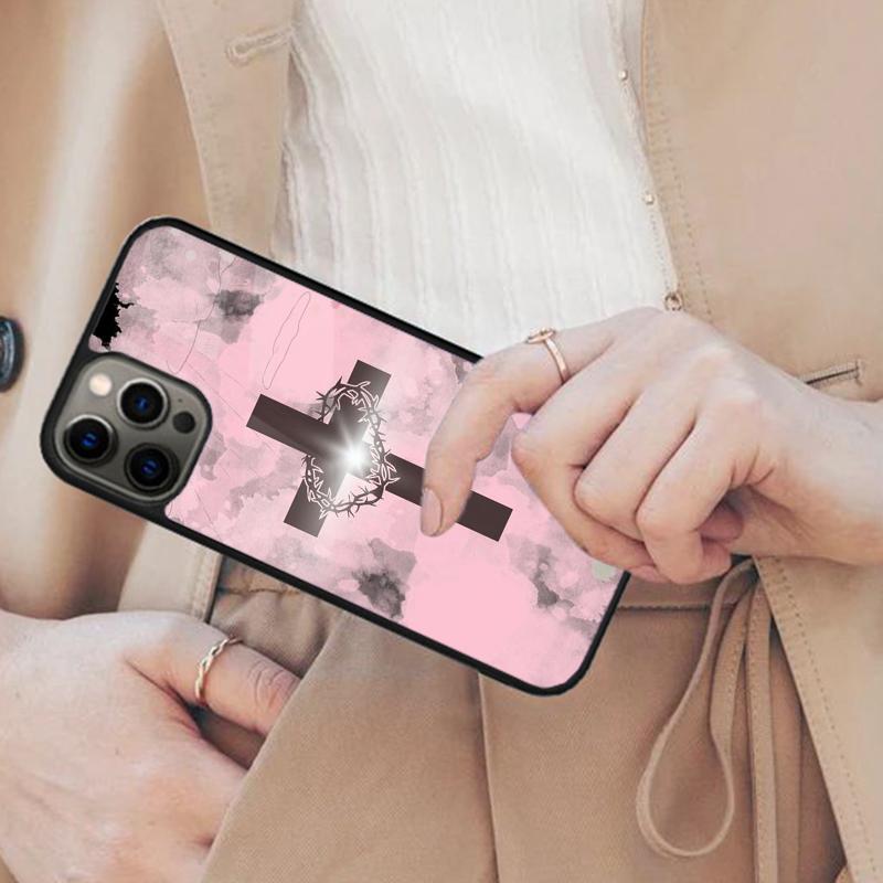 

Bible Verse Faith Jesus cross Magnetic Phone Case For APPLE iPhone 17 Air 16 14 13 12 Pro Max 15 Plus Wireless MagSafe Cover iPhone 13mini