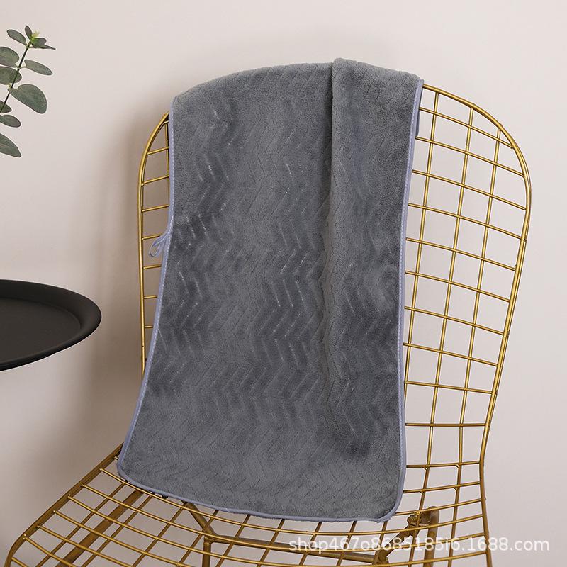 Coral Fleece Quick-Dry Towel: Super Absorbent, Soft & No-Shed for Bath, Face, Hair, Kitchen & Pet Use