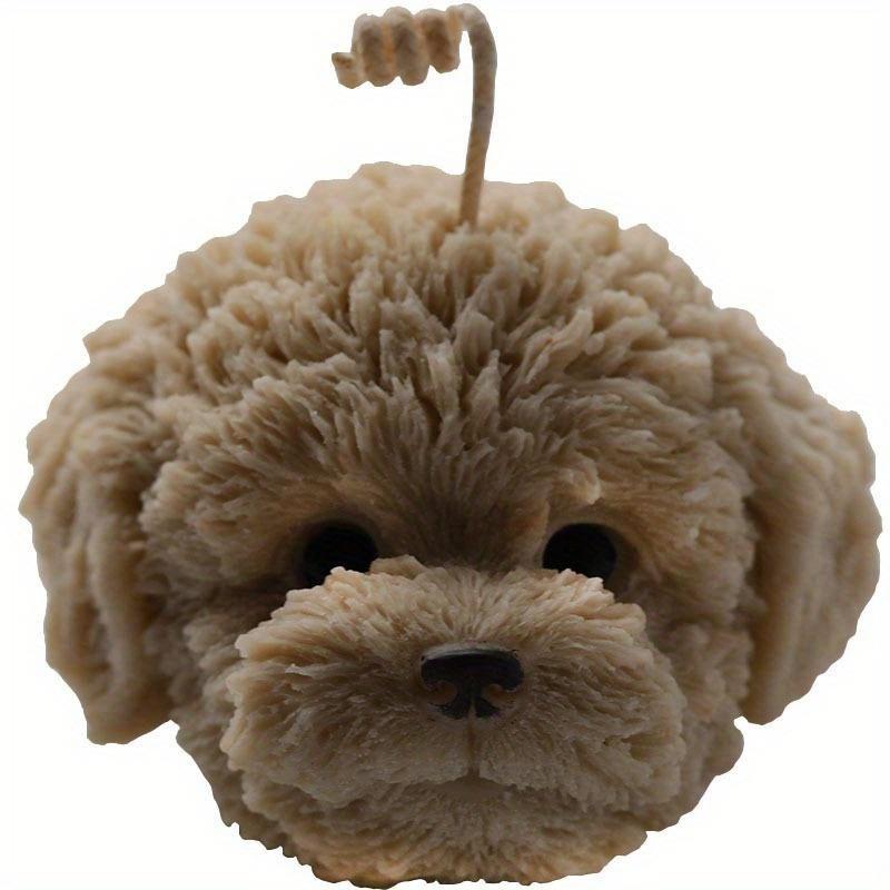 Teddy Hundekopf Silikon Kerzenform DIY Aromatherapie Form Gipsformen Handgemachte Kerze Gipsherstellung Harzhandwerk