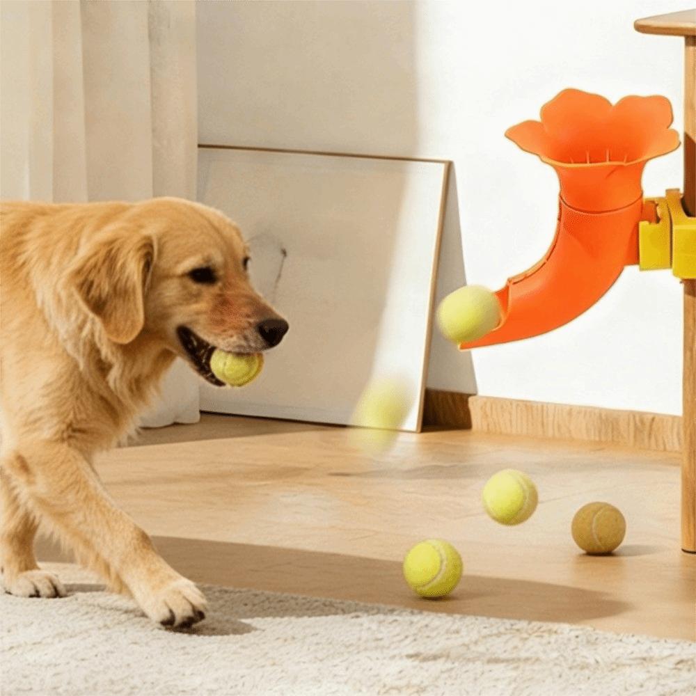 Automatic Throwing Automatic Ball Thrower Durable Tennis Ball Launcher  Training Reward