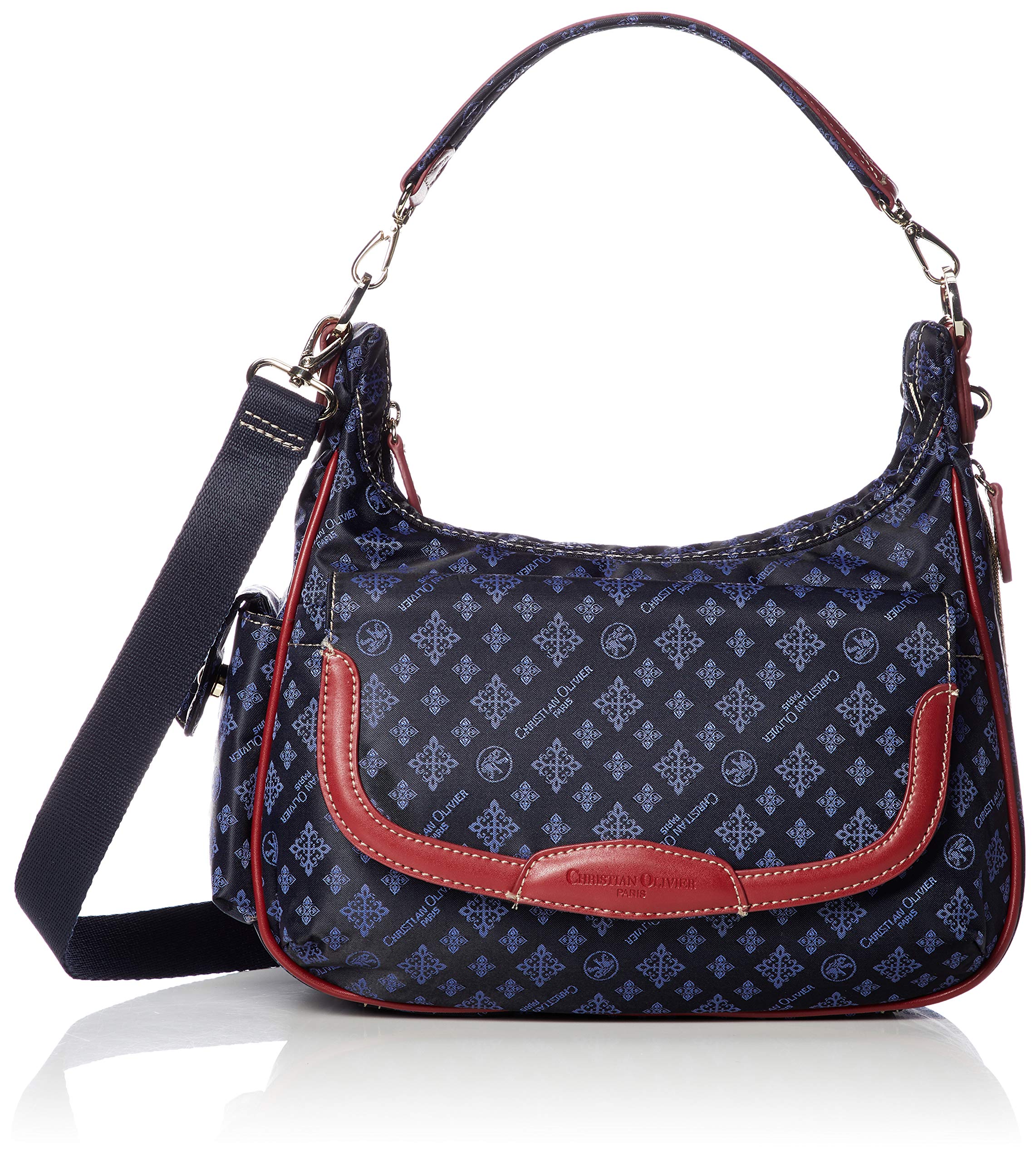 

Multifunctional shoulder bag 91 [Christian Olivier] 38-7806 Navy/Wine