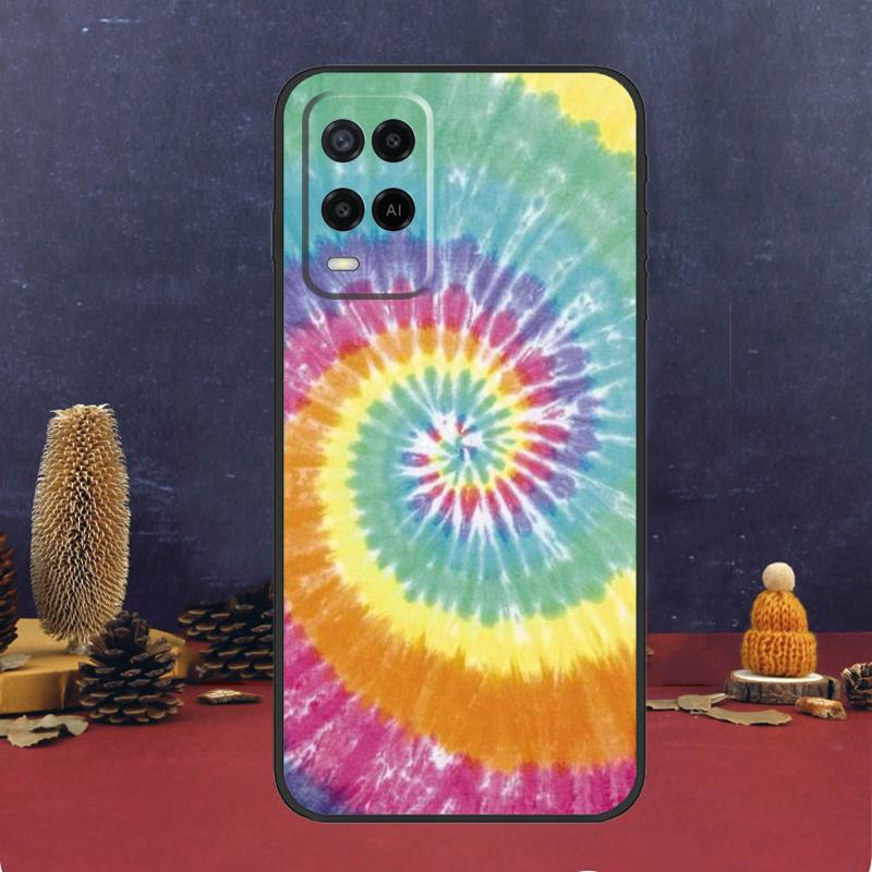 Trippy Tie Dye Hippie Art Case For Oppo A60 A80 A40 A6 A5 Pro A15 A16 A17 A57 A94 A74 A54 A76 A96 A18 A38 A58 A78 A98