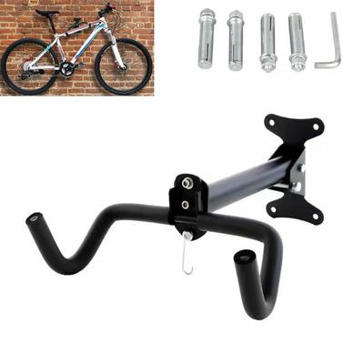 Wandmontage MTB Fahrradaufbewahrungshaken Garage Wandaufhänger für Helm Legierung Klappbarer Parkständer Garage Wand Fahrradständer Haken für Universalfahrrad