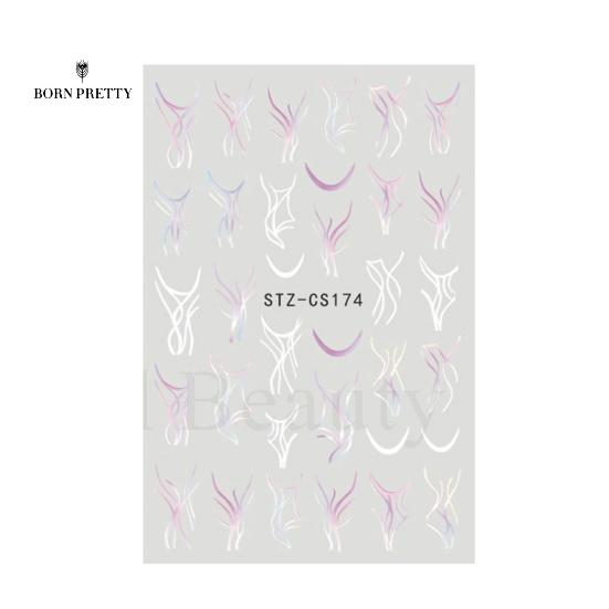 

Отличная наклейка для ногтей, украшения для ногтей, не выцветает, без запаха, декоративная B