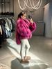 Winter PLUS SIZE Fashion Women Fux Fur Coat Warm Short Long Hair Female Artificial Fur Jacket Versatile Curly Lady Lamb Fur Jacket