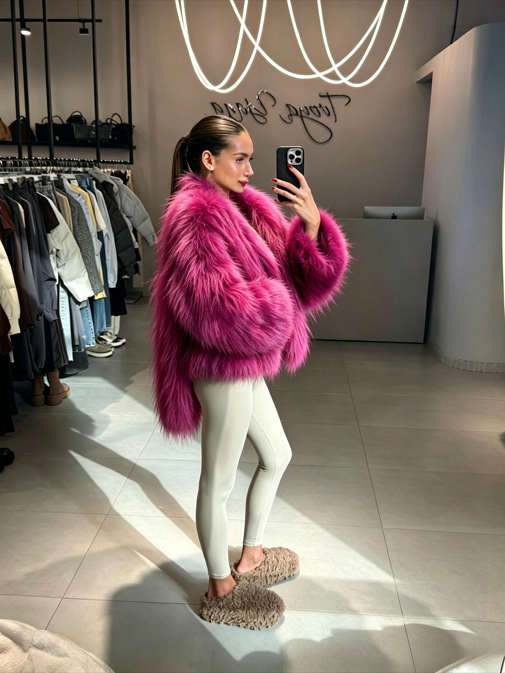 Winter PLUS SIZE Fashion Women Fux