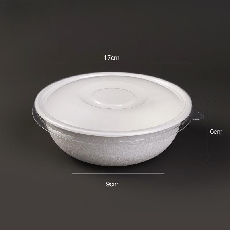 Degradable Disposable Paper Bowls with Lids