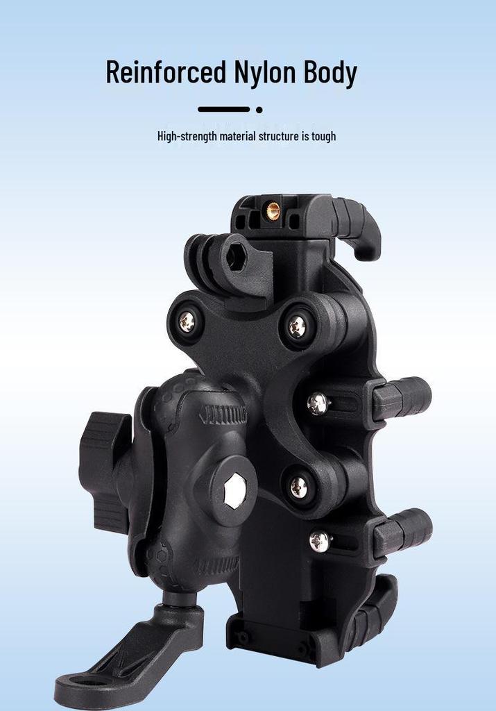 Shockproof Anti-Shake Motorcycle Phone Mount for Navigation